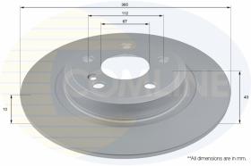 COMLINE ADC2813 - DISCO MERCEDES-BENZ