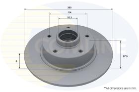 COMLINE ADC3034 - DISCO RENAULT