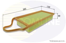 COMLINE EAF444 - FILTRO AIRE FORD, PEUGEOT, CITROEN, TOYOTA, MAZDA