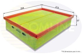 COMLINE EAF489 - FILTRO AIRE AUDI, SKODA, VW, ALPINA