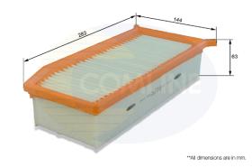 COMLINE EAF853 - FILTRO AIRE RENAULT, DACIA