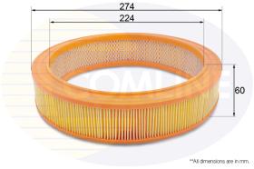 COMLINE EAF013 - FILTRO AIRE FORD, AUDI, CITROEN, SEAT, SKODA, VW, SAAB