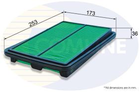 COMLINE EAF895 - FILTRO AIRE RENAULT, NISSAN