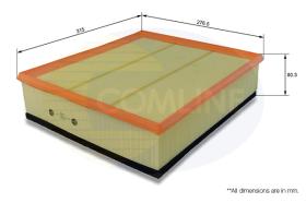 COMLINE EAF260 - FILTRO AIRE MERCEDES-BENZ, VW