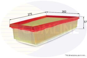 COMLINE EAF428 - FILTRO AIRE PEUGEOT, CITROEN