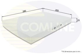 COMLINE EKF112 - FILTRO HABITÁCULO AUDI, SEAT, SKODA, VW