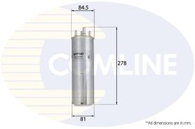 COMLINE EFF149 - FILTRO COMBUSTIBLE VW