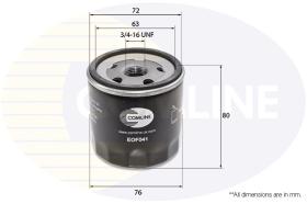 COMLINE EOF041 - FILTRO ACEITE FORD, ROVER, FIAT, TOYOTA, MAZDA, SKODA, VOLVO