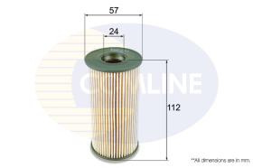 COMLINE EOF243 - FILTRO ACEITE OPEL, VAUXHALL, RENAULT, FIAT, NISSAN, MERCEDE