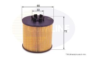 COMLINE EOF171 - FILTRO ACEITE AUDI, SEAT, SKODA, VW