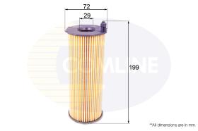 COMLINE EOF244 - FILTRO ACEITE AUDI, VW, PORSCHE