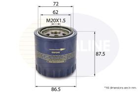 COMLINE EOF246 - FILTRO ACEITE RENAULT, NISSAN