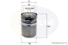 COMLINE EOF029 - FILTRO ACEITE FORD, VAUXHALL, CITROEN, ROVER, TOYOTA, LAND R