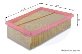 COMLINE EAF599 - FILTRO AIRE RENAULT, MERCEDES-BENZ