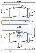 COMLINE CBP01231 - PASTILLAS JEEP