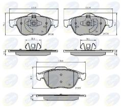 COMLINE CBP02019 - PASTILLAS RENAULT