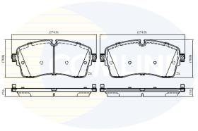 COMLINE CBP02761 - PASTILLAS ROVER, LAND ROVER, RANGE ROVER