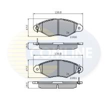 COMLINE CBP0485 - PASTILLAS PEUGEOT, CITROEN, RENAULT, NISSAN