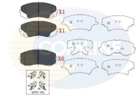 COMLINE CBP06079 - PASTILLAS MITSUBISHI