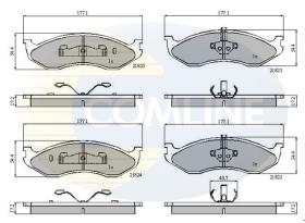 COMLINE CBP0845 - PASTILLAS KIA, JEEP