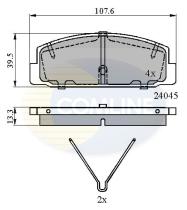 COMLINE CBP0986 - PASTILLAS MAZDA