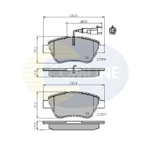 COMLINE CBP11702 - PASTILLAS PEUGEOT, CITROEN, FIAT, LANCIA, ALFA ROMEO, ABARTH