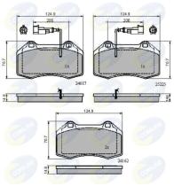 COMLINE CBP11703 - PASTILLAS ALFA ROMEO, ABARTH