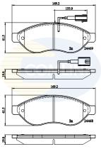  CBP12227 - PASTILLAS PEUGEOT, CITROEN, FIAT