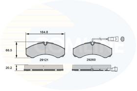 COMLINE CBP16031 - PASTILLAS NISSAN, IVECO