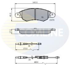 COMLINE CBP21119 - PASTILLAS CITROEN