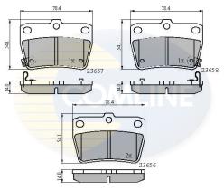 COMLINE CBP31134 - PASTILLAS TOYOTA