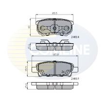 COMLINE CBP31290 - PASTILLAS MITSUBISHI, CHRYSLER, JEEP, DODGE