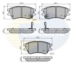 COMLINE CBP31298 - PASTILLAS HYUNDAI