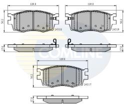 COMLINE CBP31519 - PASTILLAS HYUNDAI, KIA