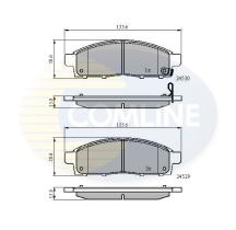 COMLINE CBP31584 - PASTILLAS FIAT, MITSUBISHI