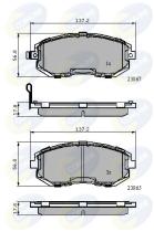 COMLINE CBP31760 - PASTILLAS SUBARU