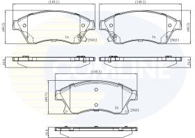 COMLINE CBP32038 - PASTILLAS OPEL, VAUXHALL, CHEVROLET