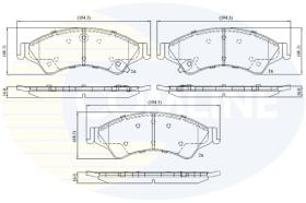 COMLINE CBP32275 - PASTILLAS FORD, MAZDA