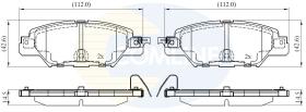 COMLINE CBP32416 - PASTILLAS MAZDA