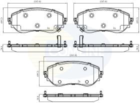 COMLINE CBP32457 - PASTILLAS MERCEDES-BENZ