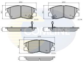 COMLINE CBP3295 - PASTILLAS MITSUBISHI