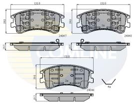 COMLINE CBP3950 - PASTILLAS MAZDA