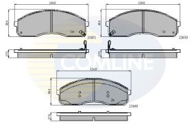 COMLINE CBP3968 - PASTILLAS KIA