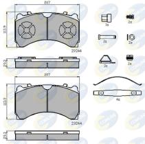 COMLINE CBP9081K - PASTILLAS MERCEDES-BENZ