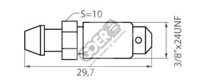 goer RS0132 - RACOR SANGRADOR METRICA 3/8X24