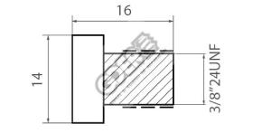 goer RA9020V - SET 5 RACORES ANULADORES ROSCA 3/8X24