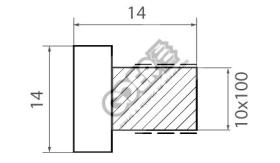 goer RA8002V - SET 5 RACORES ANULADORES ROSCA 10X100