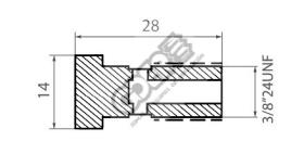 goer RB9370V - SET 5 RACORES BANJO ROSCA 3/8X24
