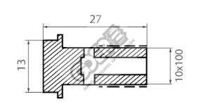 goer RB4259V - SET 5 RACORES BANJO ROSCA 10X100