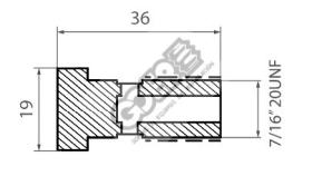 goer RB8011V - SET 5 RACORES BANJO ROSCA 7/16X20